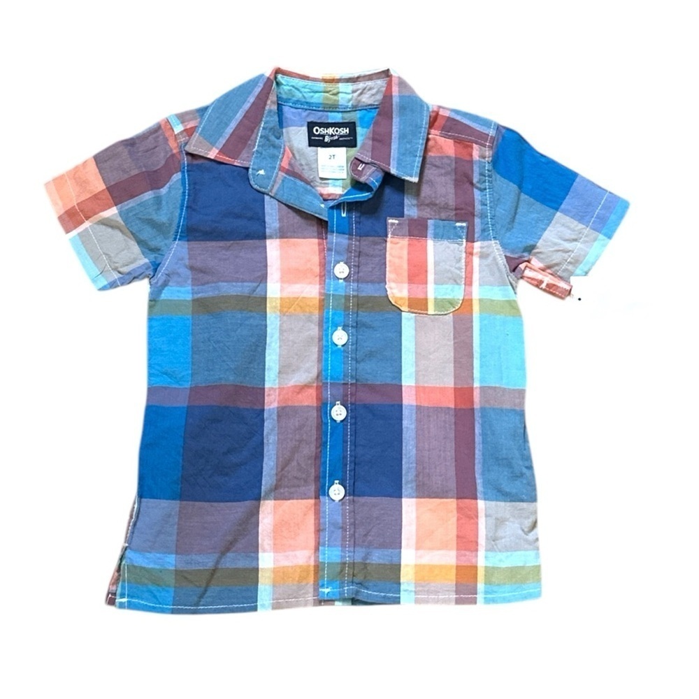 OshKosh B'gosh Multicolor Plaid Kids Shirt